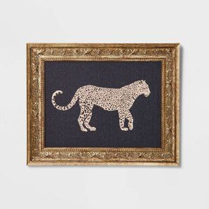 10x8 Cheetah Framed Wall Art Canvas - Threshold Studio McGee, Target 2023